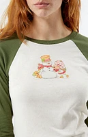 Strawberry Shortcake Snowman Puppy Long Sleeve T-Shirt