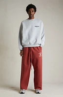 Fear of God Essentials Crimson University Fleece Relaxed Sweatpants