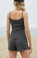 John Galt Polka Dot Emery Pajama Shorts