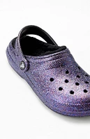 Crocs Kids Classic Lined Space Glitter Glow The Dark Clogs