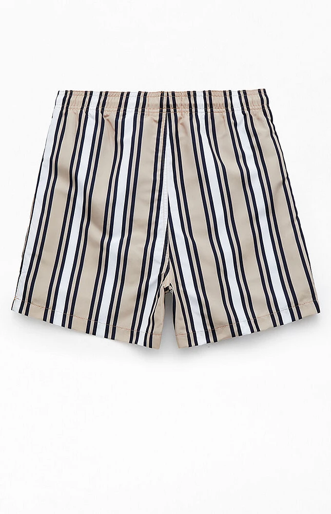 PacSun Multi Stripe 4" Swim Trunks
