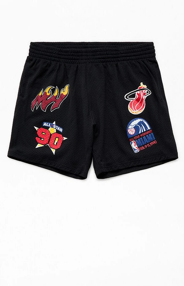 Mitchell & Ness NBA All-Star 1990 Miami Heat Basketball Shorts