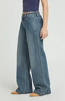 PacSun Casey Low Rise Baggy Jeans Dark Indigo Tint