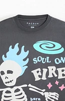 Pacsun Soul On Fire Boxy T-Shirt