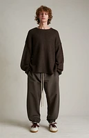Fear of God Essentials Brown Military Nylon Track Pants
