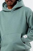 PacSun Green Solid Pullover Hoodie