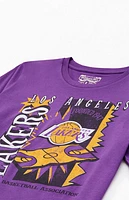Mitchell & Ness Kids LA Lakers Retro 90’s Poster T-Shirt