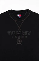 Tommy Jeans Black Tonal Crest T-Shirt