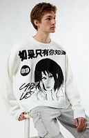 Careless Amime Cropped Sweater