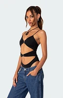 Edikted Amethyst Cut Out Bodysuit