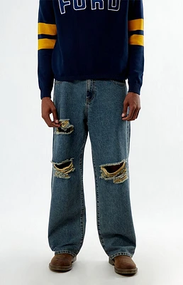 FORD Ripped Baggy Jeans