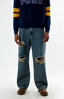 FORD Ripped Baggy Jeans