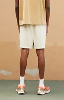 A.R.C. Cream Fleece Sweat Shorts