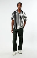 PacSun Textured Stripe Camp Shirt