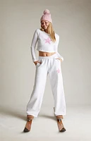 Barbie Ski Club Wide Leg Sweatpants