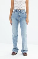 PacSun Stretch Indigo High Waisted Bootcut Jeans