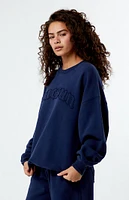 PacSun Tonal Washed Crew Neck Sweatshirt