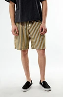 Rhythm Striped Beach Linen Shorts