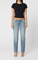 ABRAND Arina 99 Low Rise Straight Leg Jeans