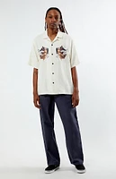 PacSun Madonna Oversized Camp Shirt