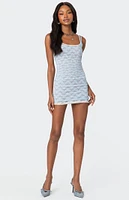 Edikted Vivian Layered Lace Mini Dress