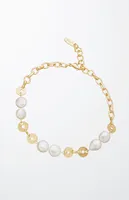 Ettika Legacy Pearl Ankle Bracelet