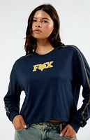 Fox Long Sleeve Cropped T-Shirt