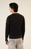 PacSun Wide Ribbed Knit Crew Neck Sweater