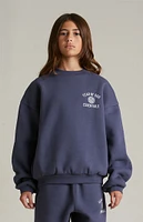 Fear of God Essentials Kids Marine University Fleece Crew Neck Sweatshirt