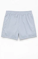 Pacsun Gray Baggy 4.5" Swim Trunks
