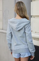John Galt Silver Full Zip Hoodie