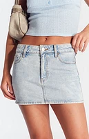 Pacsun Bella Light Indigo Denim Skirt