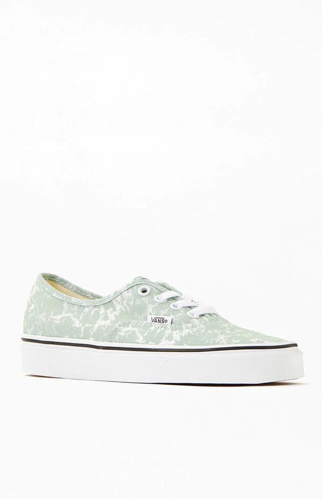 Green Authentic Washed Sneakers