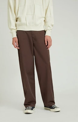 Pacsun Brown Baggy Chino Pants