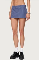 Edikted Frankey Pinstripe Mini Skort