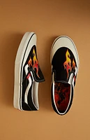 Vans x A$AP Worldwide Black & Red Classic Slip-On Shoes