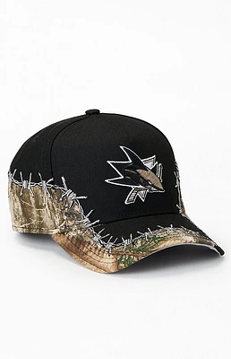 New Era San Jose Sharks Camo Barbwire 9FORTY Snapback Hat