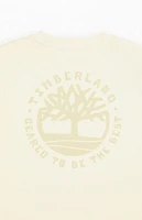 Timberland Cream Garment Dye T-Shirt