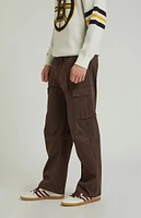 PacSun Brody Brown Cotton Cargo Pants