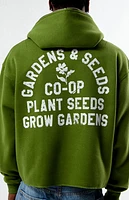 GARDENS & SEEDS Co-Op Statement Zip Up Hoodie