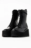 CIRCUS NY Women's Slater Platform Combat Boots