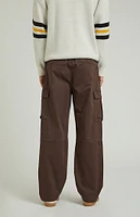 PacSun Brody Brown Cotton Cargo Pants