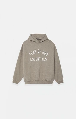 Fear of God Essentials Kids Heather Grey Fleece Hoodie