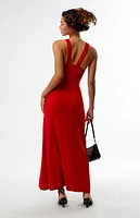 WEWOREWHAT Scoop Neck Midi Dress