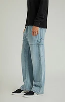 Pacsun Light Indigo Baggy Carpenter Jeans