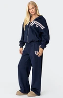 Edikted 78 Bow Zip Up Hoodie