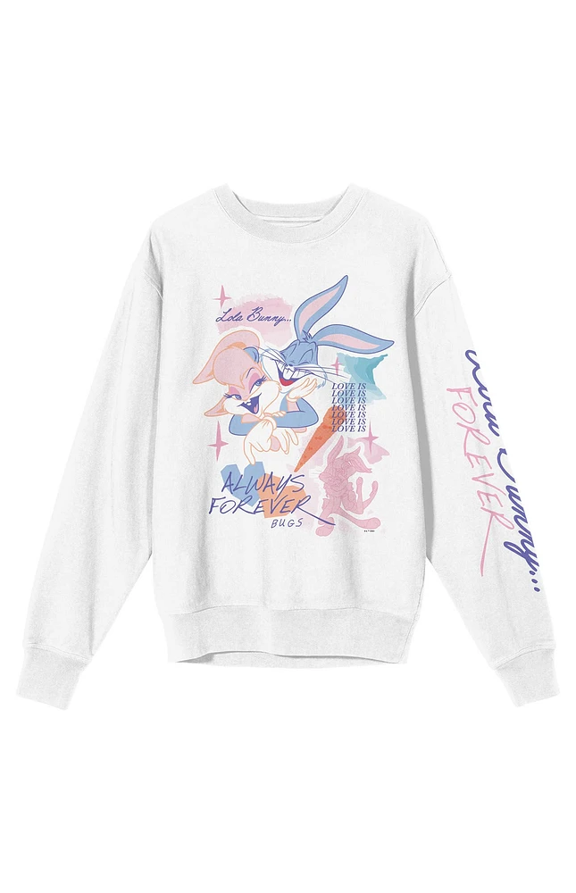 Looney Tunes Always Forever Crew Neck Sweatshirt