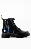 Kids 1460 Rainbow Patent Leather Lace-Up Boots