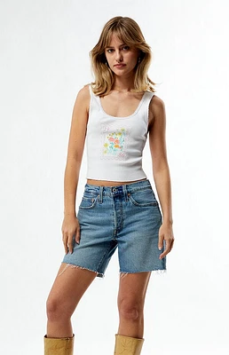 Levi's 501 Mid Thigh Denim Shorts