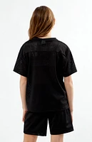 PacSun Kids Black Mesh Jersey